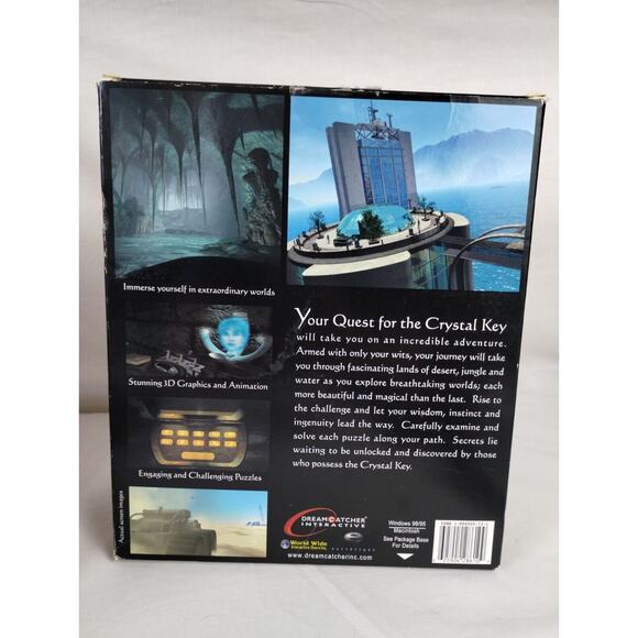 The Crystal Key Windows 98 / 95 PC Game - cd-rom Complete - Picture 8 of 8